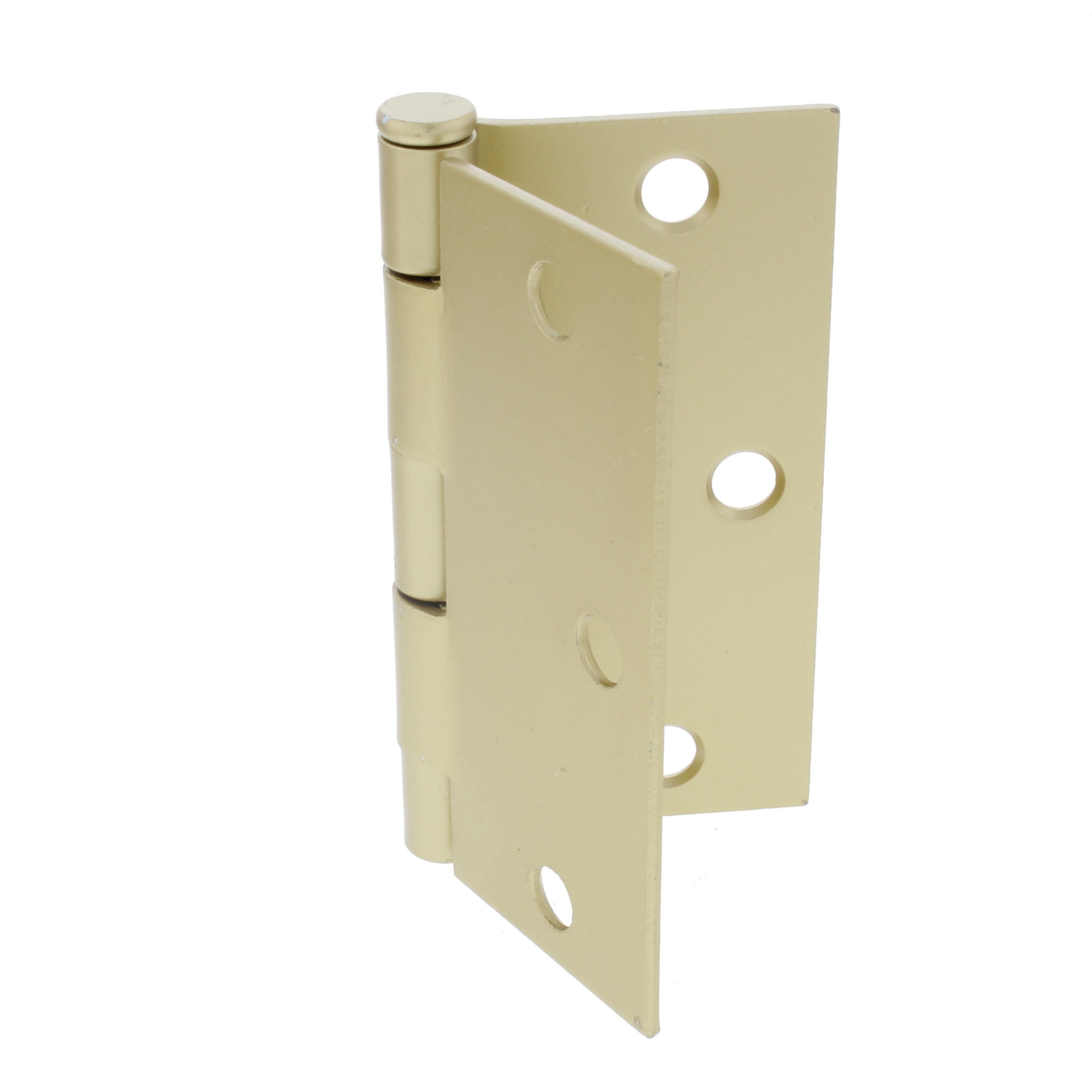 Bulldog Hardware 3-1/2 in. Square Corner Door Hinge, Brass