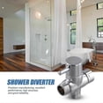 thumbnail image 4 of Brass Metal Shower Arm Diverter Valve 3 Way Water Separator 20mm Shower Tee Adapter for Handheld Showerhead., 4 of 5