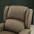 thumbnail image 6 of HOMCOM Massage Recliner Sofa with Heated Function Remote Control Brown, 6 of 11