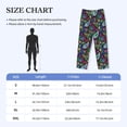 thumbnail image 4 of Lsque Watercolor Floral Paisley Print Men's Pajama Pants, Lounge Pant - Comfortable Home Wear,Elastic Waistband, Stylish Design-XX-Large, 4 of 9