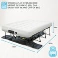thumbnail image 4 of IVATION EZ-Bed 10-Inch Portable Air Bed with Built-in Pump, Full Size, 4 of 8