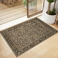 thumbnail image 6 of BERTHMEER 2'x3' Small Area Rugs for Entryway Doorway indoor Doormats Bathroom Machine Washable Non-slip, Brown, 6 of 6