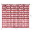 thumbnail image 5 of Red Christmas Pattern Shower Curtain 84"x72" ,Bathroom Decorative Shower Curtains Set with 12 Hooks,Modern Waterproof Washable Shower Curtain, 5 of 6
