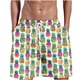 thumbnail image 2 of Puntoco Pantalones Cortos Para Hombre Con Bolsillo Con Cordón Y Estampado, Color Naranja Xxl, 2 of 5