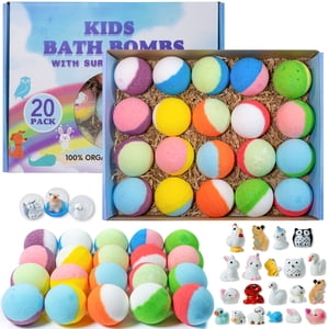 PickMora Bath Bombs for Kids with Surprise Toys