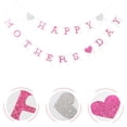 thumbnail image 3 of 1 Set Mother’s Day Banner Mother's Day Bunting Garland Mother's Day Party Decoration Photo Prop, 3 of 6