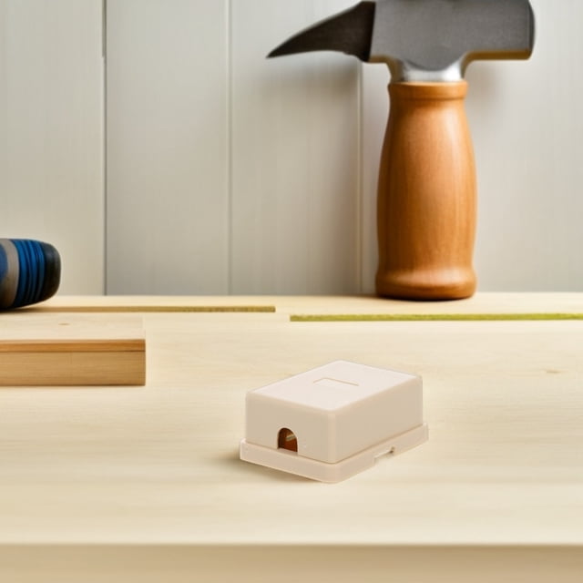 Phenofice 2Ud Caja Divisora De Línea Beige Para Uso Exterior Con Transmisión Estable Y Material Resistente