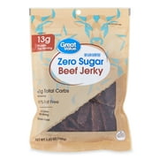 Great Value Zero Sugar Original Beef Jerky, 5.85 oz