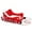 Red M, variant on Yucurem Christmas Sleigh Dog Bed with Non Slip Base, Plush Warming Santa Sleigh Pet Bed, Winter Washable Sleeping Sofa for Indoor Outdoor Christmas Pets Gifts (Red, 19.69x14.96x10.24 Inch)