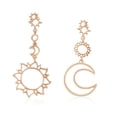 thumbnail image 2 of Qarigey 1 par de pendientes de joyería, pendiente de luna y sol, colgante de oreja, exquisita decoración colgante Retro, accesorio de moda Ropa, zapatos y accesorios Miscelánea, 2 of 6