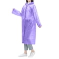 thumbnail image 3 of Frostluinai Womens Clear Crystal Rain Poncho Hooded Heavy Duty Waterproof for Storm Summer Portable, 3 of 6