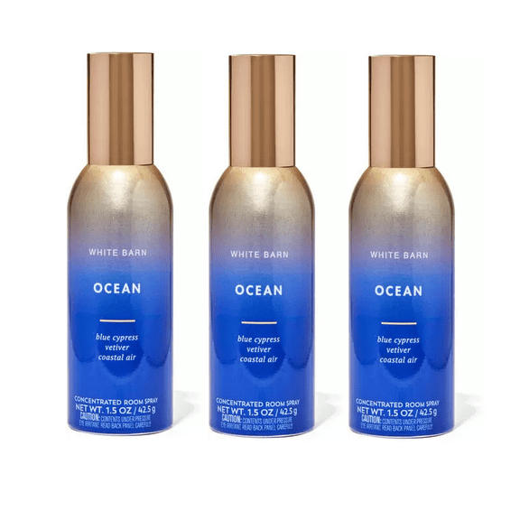 Ocean Concentrated Room Spray by Bath Body Works - Pack of 3