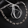 thumbnail image 2 of HONMEET Golden Bridal Sash Belt Elegant Wedding Waistband for Bride and Bridesmaids Accessories, 2 of 8