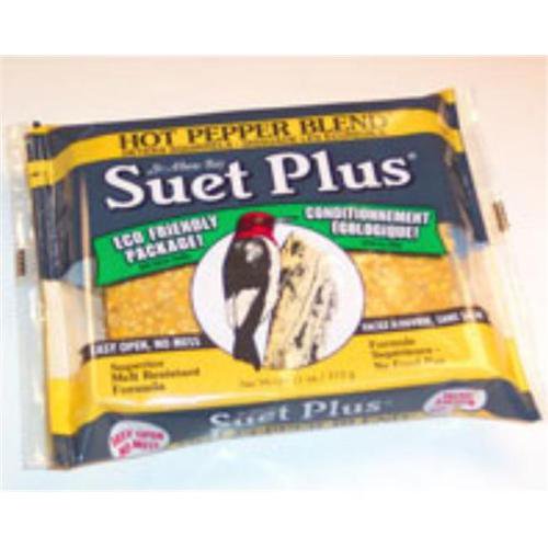 Suet Plus Hot Pepper Blend Suet Cake, Case of 12
