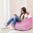 thumbnail image 7 of Hello Kitty Pink Kids' Compressed Foam Bean Bag Chair, 27" x 24", 7 of 7