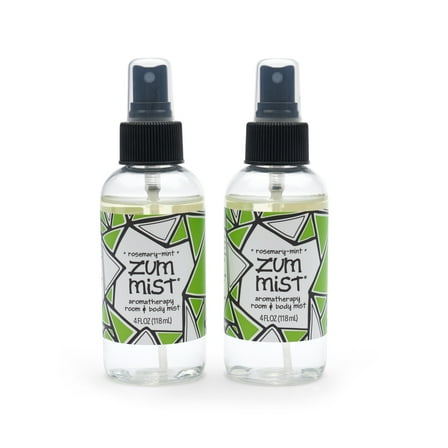 Zum Mist Room and Body Spray - Rosemary-Mint - 4 fl oz (2 Pack)