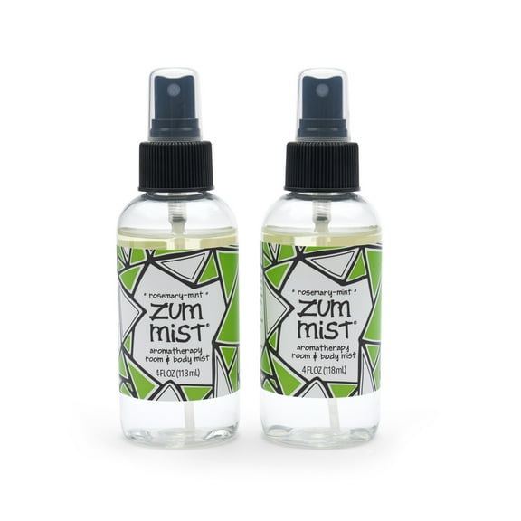 Zum Mist Room and Body Spray - Rosemary-Mint - 4 fl oz (2 Pack)