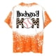 thumbnail image 3 of Fiudx Tops para Mujer Camiseta Larga de Manga Corta con Cuello Redondo y Estampado Informal de Béisbol para Mujer, 3 of 5