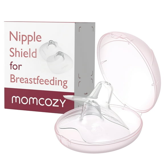 Momcozy Contact Silicone Nipple Shields for Breastfeeding, Ultra-Thin & Super-Soft