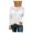 White, variant on Lace Crochet Sweaters for Women Trendy Solid Color Knitted Sweater Tops Casual Crewneck Long Sleeve Blouse