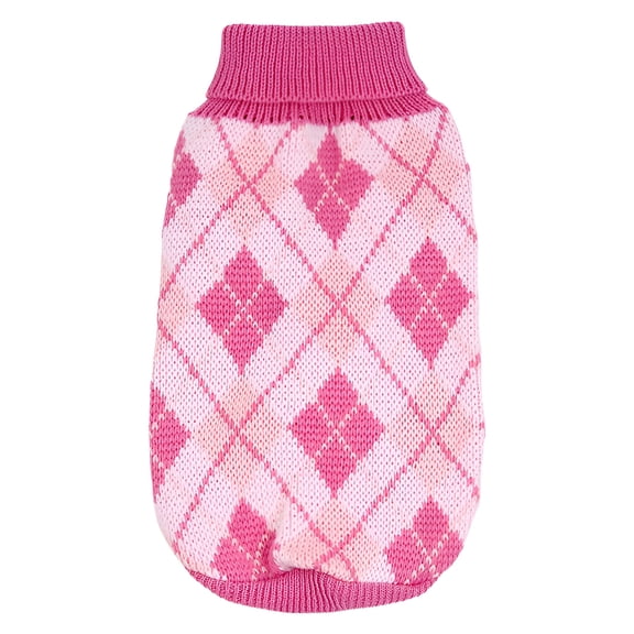 GASTROPOD 1Pcs Dog Sweater,Yarn Boy Dog Clothes,Dog Jacket,Pink,L