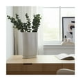 thumbnail image 3 of Ridged Vase for Home Decor - Tall Vase Style Designed for Table Vase Display - Ceramic Flower Vase for Modern Interiors - Layered Decorative Vases for Entry or Shelf Styling, 3 of 13