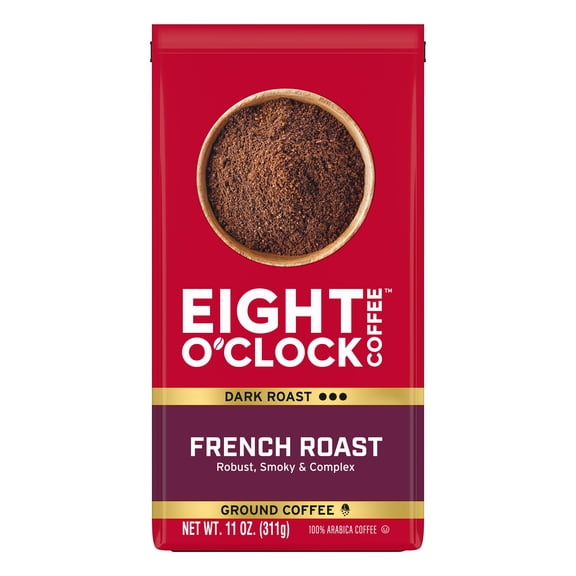 Eight O'Clock Coffee French Roast Ground Dark Roast Arabica Coffee 11 oz