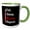 Green/White, variant on 3drose, Eat Sleep Write Repeat Funny Author Design with Classic Pen., 15oz Mug