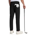 thumbnail image 3 of Pantalones de golf Willit para hombre, elásticos, de secado rápido, negros, 3 of 7