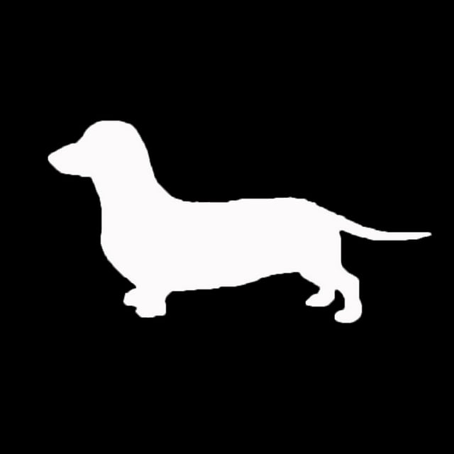 Riforla Dog Car Stickers Dachshunds Personality Fun Mobile Phone Stickers Computer Stickers Cup Stickers Body Stickers Animal Dog Reflective Car Stickers Self Adhesive Paper Stickers Home Decor B