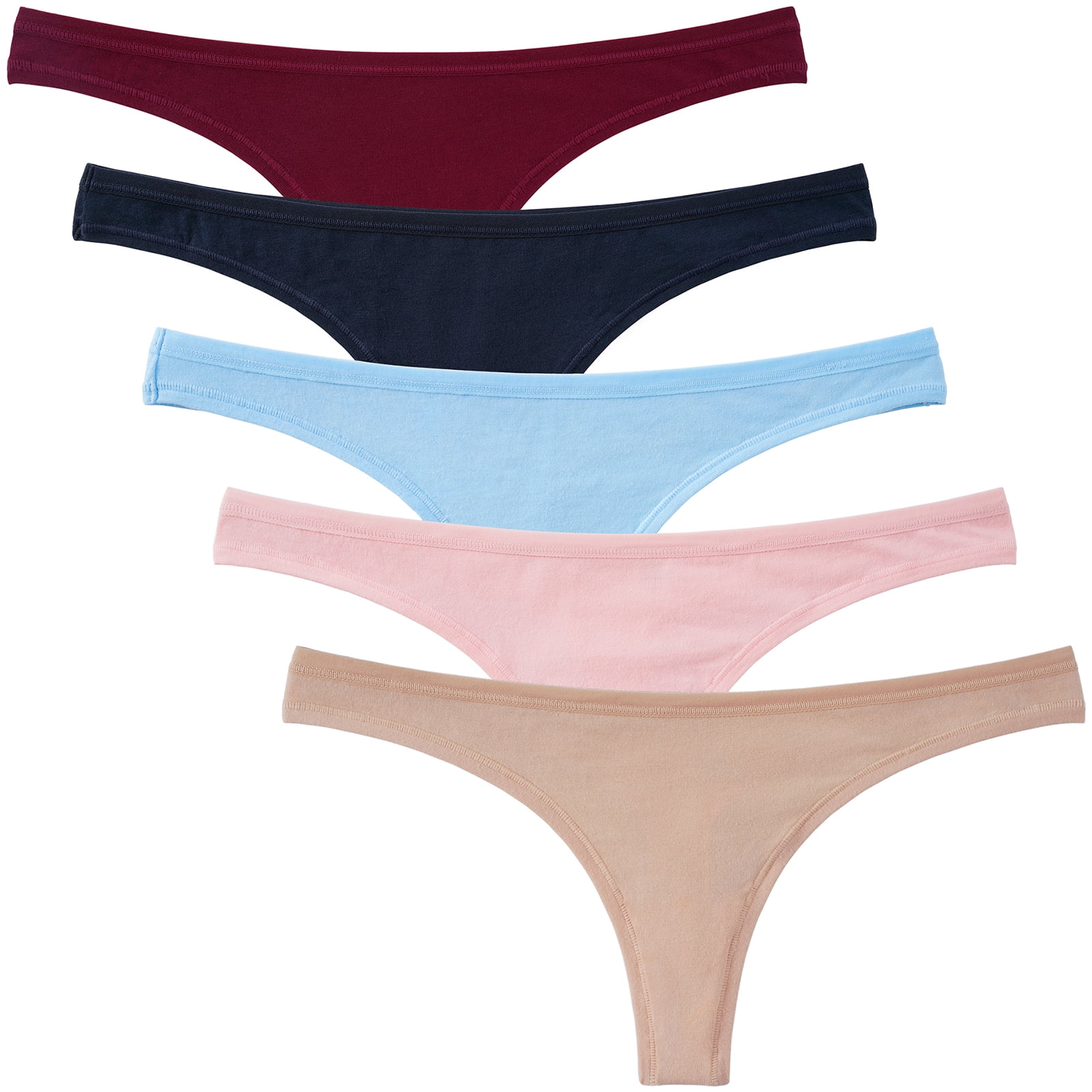INNERSY Cotton Thongs Panties for Women Stretch No Norway