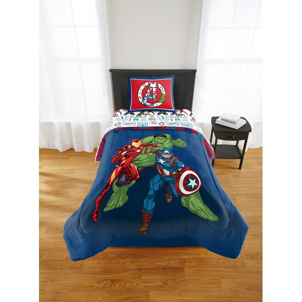 Marvel Avengers Hero Time 2 Piece Kids, Marvel Twin Bed