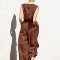 thumbnail image 5 of Kureaily Women Spring And Summer Solid Color Sleeveless Trousers Women's Casual Loose Type Jumpsuit Features: Women Lightweight Jumpsuit, 5 of 5