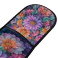 thumbnail image 4 of Yayeee Double Oven Mitt Kitchen Heat Resistant Baking 35" x7" Quilted Glove, Light Purple Flowers, 4 of 6