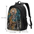 thumbnail image 5 of Daiia Coffee-Drinking Skull Pattern USB Charging Backpack for Men and Women, Anti-Theft Backpack,Travel Backpack,School Backpack,College Backpack,Laptop Backpack, 5 of 7
