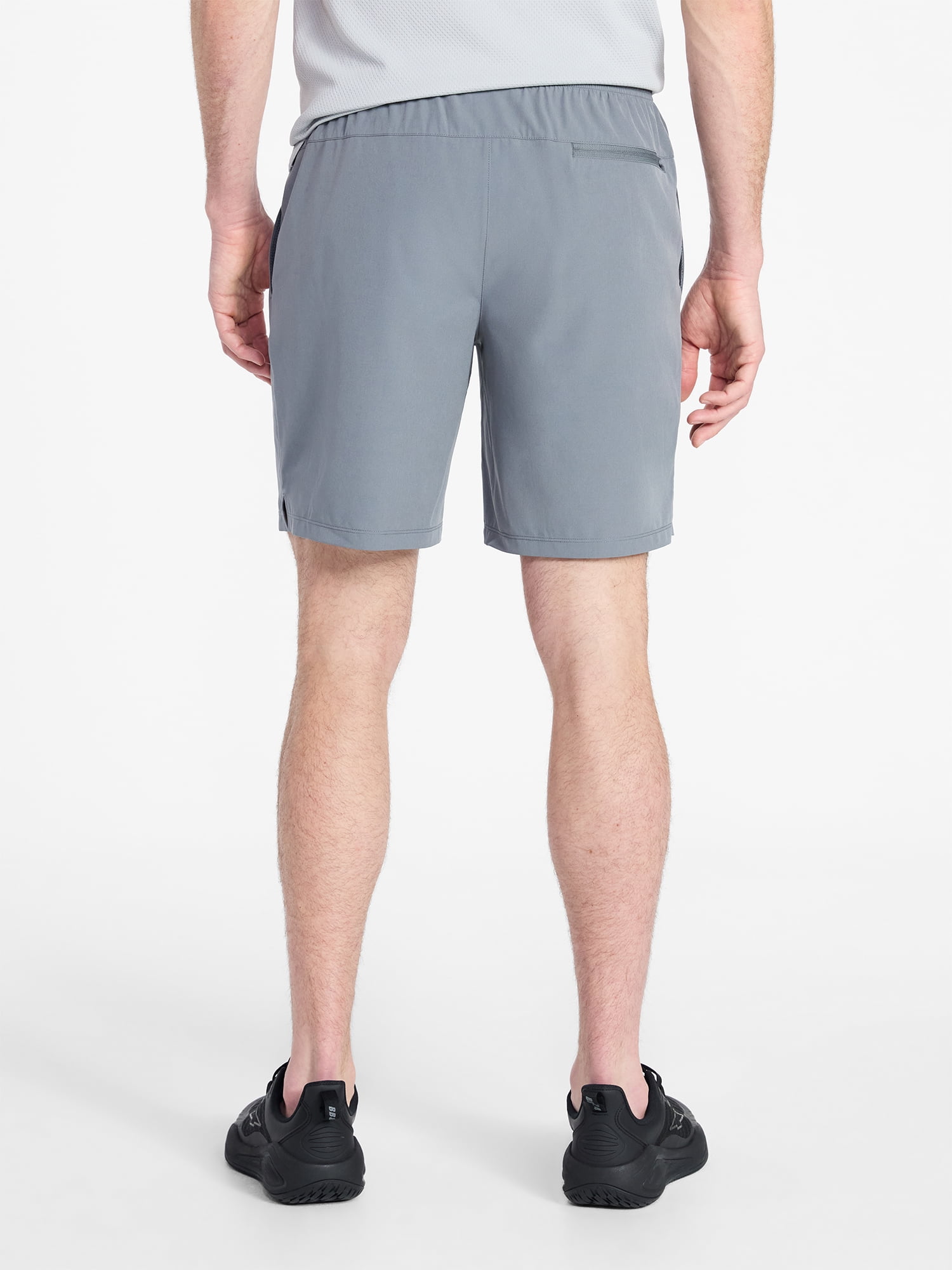Athletic Works Men's and Big Men's Woven Running Shorts, 8" Inseams, Sizes XS-5XB