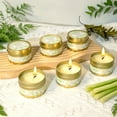 thumbnail image 4 of LA BELLEFEE Citronella Scented Tin Candle Set, 6-Pack 2.5oz*6 Long-Lasting Fragrance, Indoor & Outdoor for Home Patio Backyard Camping, 4 of 8