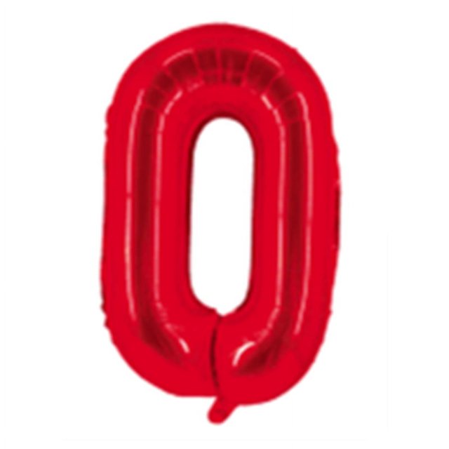 Globo de aluminio de imitación de letra roja fina de 16 pulgadas, globo de película de aluminio para decoración de bodas de color rojo rosa
