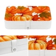 thumbnail image 4 of Pumpkin Portable PU Leather Jewelry Organizer Box with Removable Compartment, 4 of 6