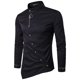thumbnail image 2 of Hombres Casual Irregular Multicolor Botón Slim Fit Manga Larga Cardigan Camisas Odeerbi ODB-6, 2 of 4
