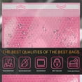 thumbnail image 5 of Pink Anti-Static Bubble Out Bags, Padded Self Seal Pouches, 10 Count, 15 x 17.5 in, 5 of 9