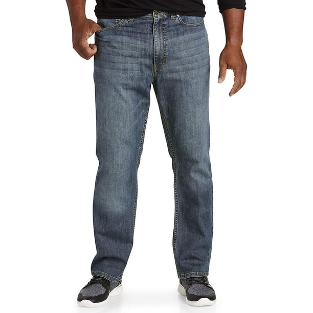 True Nation by DXL Big and Tall Athletic-Fit Jeans 