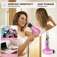 thumbnail image 3 of Lura Travel Portable Hair Dryer,Dual Voltage Mini Folding Handle Hair Blow Dryer Lightweight with 1 Concentrator,Pink, 3 of 8