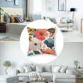thumbnail image 5 of nygtbtfer Square Throw Pillow Covers Cute and Pillow Cases Decorative for Home Bedroom Sofa Seamless Pattern Painting Pillowcases Standard White, 5 of 7