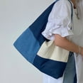 thumbnail image 3 of Patchwork Design Women Shoulder Bag Fashion Denim Female Handbags large capacity Jeans big Totes, 3 of 6