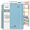 Dutch Blue, variant on POPRUN Teacher Planner 2026-2027, 8.5"x11", Academic Lesson Plan Book for Teachers (Jul.26 - Jun.27), Weekly and Monthly with Gradebook, 2-Sided Pocket, Flexible PP Cover for Classroom, Light Pink