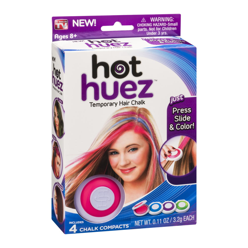 Hot Huez Temporary Hair Chalk - 4 CT! 