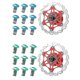 thumbnail image 2 of M5 Bike Disc Brake Rotor Fastening Screw 12pcs Road Bike Fastening Screw Banmo, 2 of 5