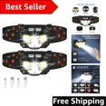 thumbnail image 1 of 2-Pack Rechargeable Headlamp with Motion Sensor & Waterproof Design for Camping, 1 of 5