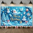 thumbnail image 5 of Festive Holiday Banner Merry Christmas Decoration Colorful Elements Winter Scene for Holiday Party Indoor Decoration Family Gathering, 5 of 9
